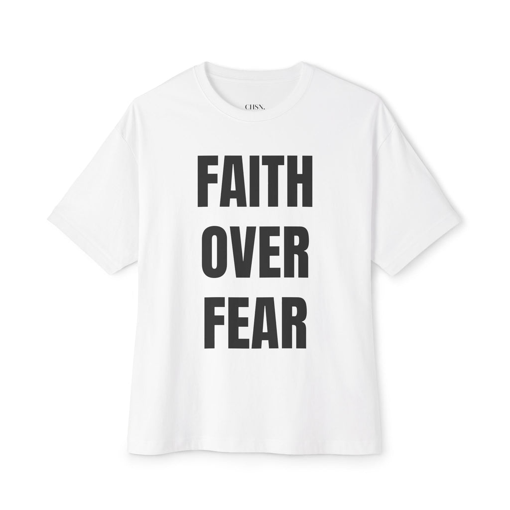 FAITH OVER FEAR.